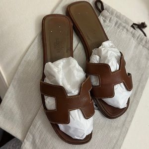 Hermes Oran sandals. Preloved. Size 38.5